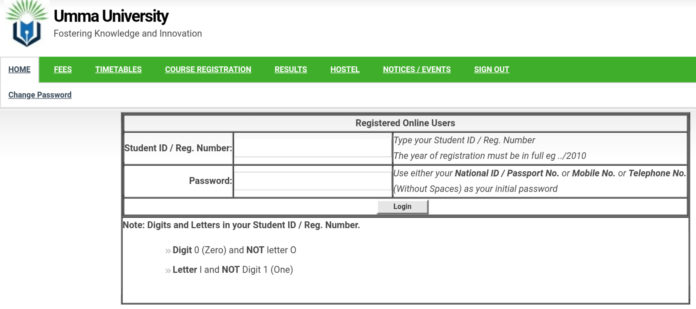 Must Student Portal Login for the Meru University of Science and Technology